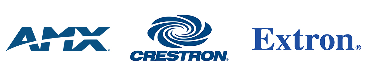 AtlasIED third-party control support for manufacturers Crestron, AMX and Extron